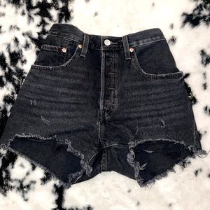 Vintage High Waisted Levi’s 501 Shorts